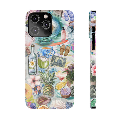 Slim Travel Coquette Collage Slim Cute Phone Cases for Iphone  | iPhone 15 Case | iPhone 15 Pro Max Case, Iphone 14, Iphone 14 Pro Max, Iphone 13