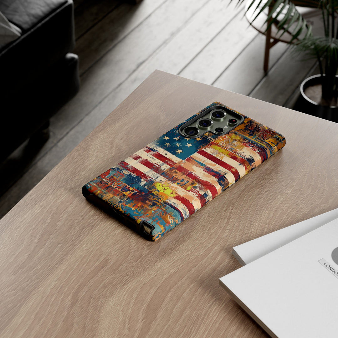 Impact Resistant, American Flag, Cute Phone Cases for Samsung S24, S23, S22, S21, IPhone 15 pro Iphone 14 pro Iphone 13 IPhone 12 Iphone 11 - Studio40ParkLane