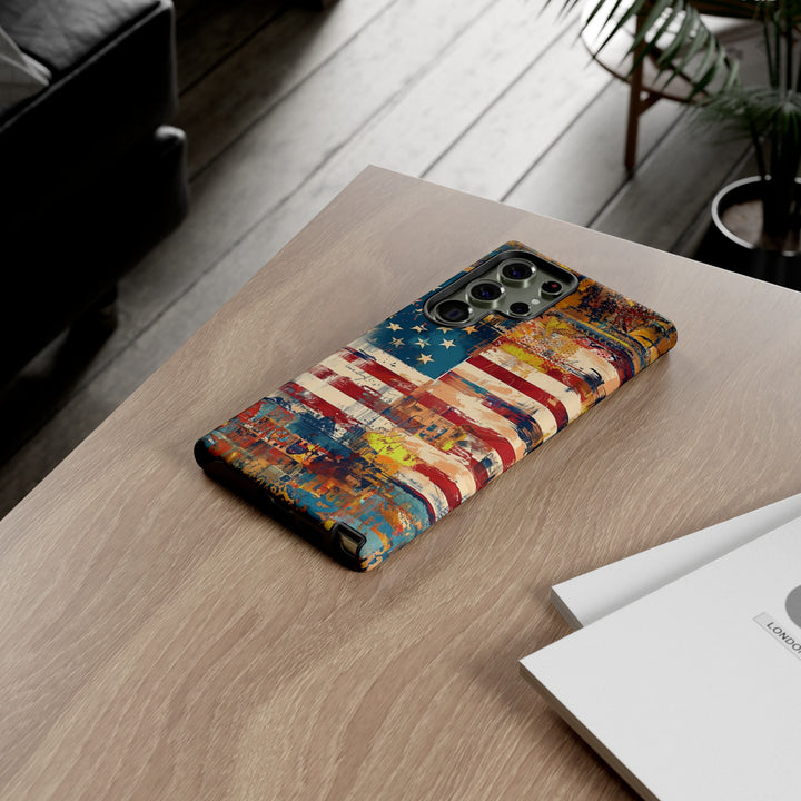 Impact Resistant, American Flag, Cute Phone Cases for Samsung S24, S23, S22, S21, IPhone 15 pro Iphone 14 pro Iphone 13 IPhone 12 Iphone 11 - Studio40ParkLane