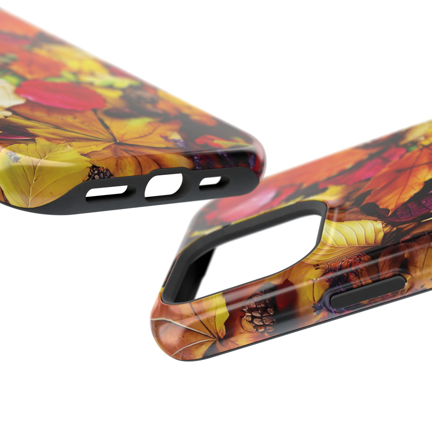 Aesthetic Tough Magsafe Fall Leaves Foliage Phone Case - For iPhone 17 Pro Max iPhone 16 Pro iPhone 15 Iphone 14 Plus 13 Pro 12 11 10 - Studio40ParkLane