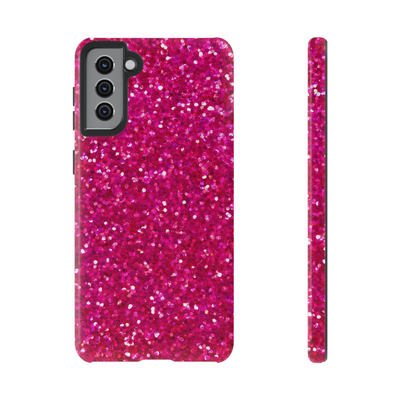 Pink Glitter Cute Phone Case, for IPhone 16 pro Max | Iphone 15, Iphone 14, IPhone 13 Case, 11 8 7, Samsung Galaxy S24, S23, S22, S21, 2 Layer Protection