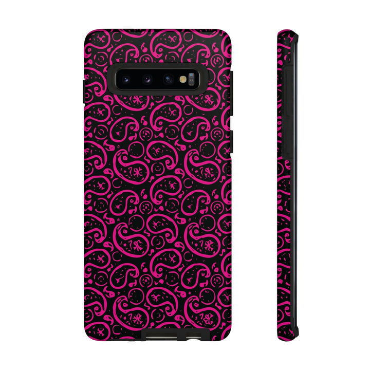 Samsung Galaxy Phone Case | Galaxy S23, S22, S21, S20 | Luxury Case Double Layered | Impact Resistant | Fashionable - Paisley 3 - Studio40ParkLane