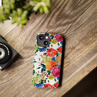 Slim Spring Flowers Gift for Her Cute Phone Cases for Iphone 16 Pro Max | iPhone 15 Case | iPhone 15 Pro Max Case, Iphone 14, 13, 12, 11, 10, 8, 7 - Studio40ParkLane