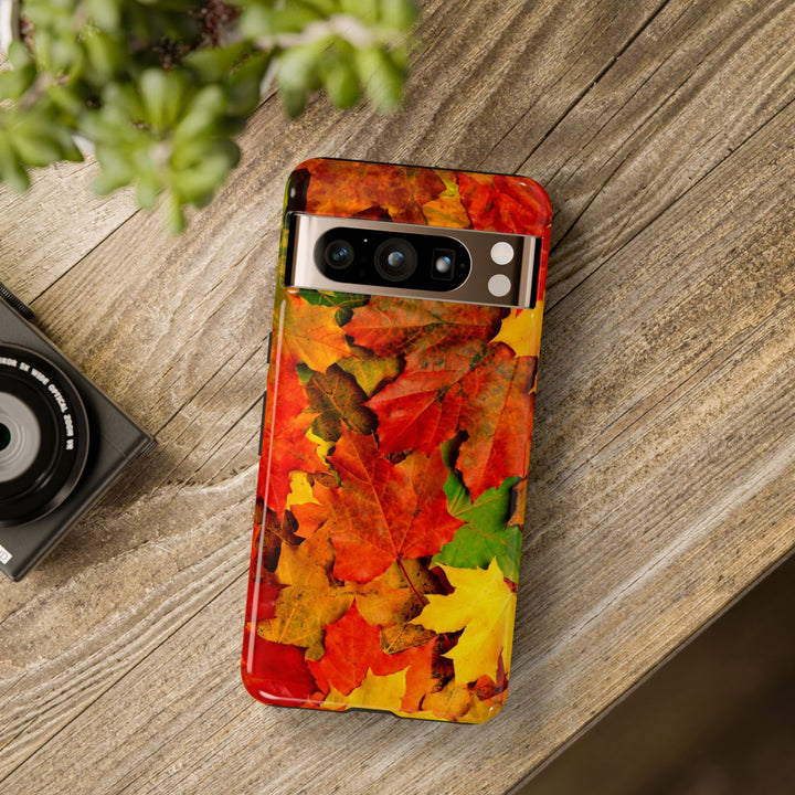 Fall Leaves Impact Resistant, Cute Phone Cases for Samsung S24, S23, S22, S21, IPhone 15 pro Iphone 14 pro Iphone 13 IPhone 12 Iphone 11 - Studio40ParkLane