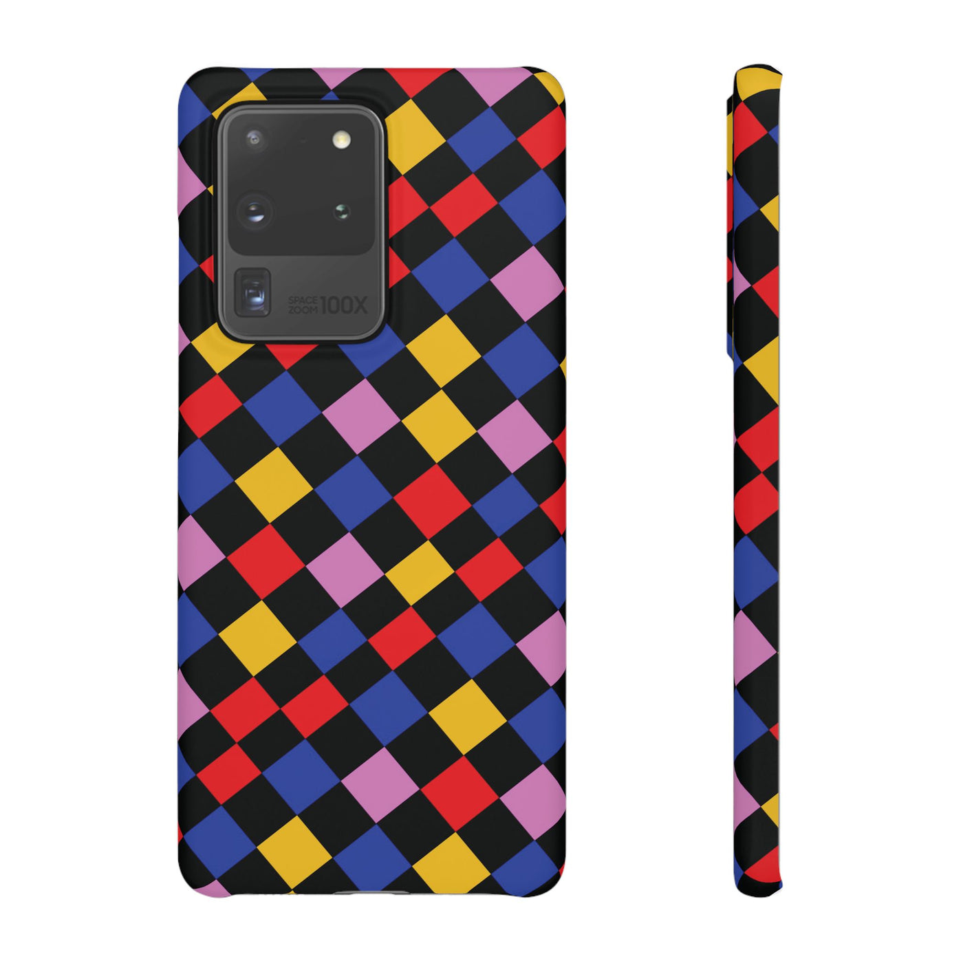 Colorful Checkerboard Cute Phone Case - Sleek Snap - for iPhone 16 15 14 13 12 11 Max Pro Plus Samsung Galaxy S24 S23 S22 S21 S20 Plus Ultra - Studio40ParkLane