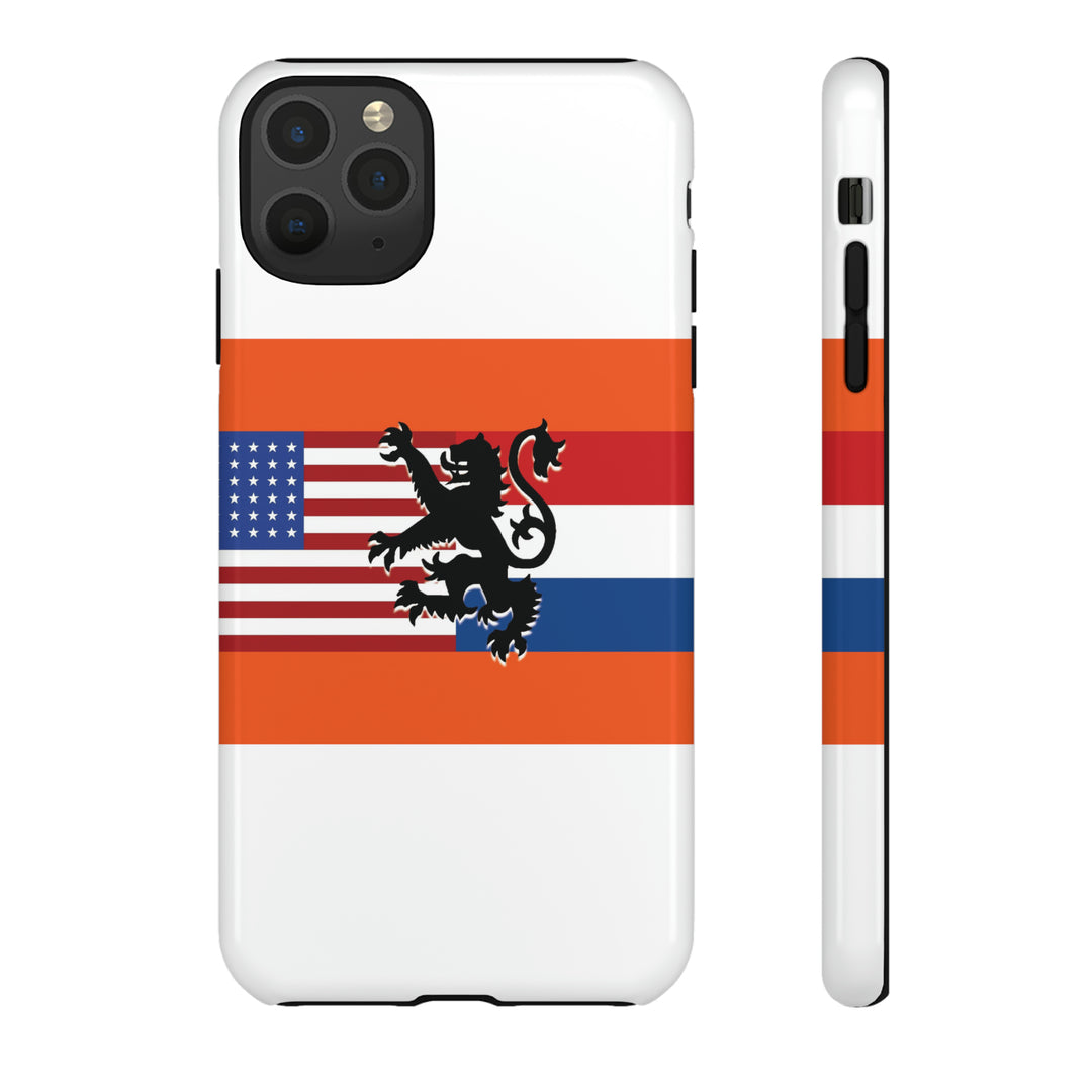 Cute IPhone Case | iPhone 15 Case | iPhone 15 Pro Max Case, Iphone 14 Case, Iphone 14 Pro Max Case IPhone Case for Art Lovers, Dutch US Flag - Studio40ParkLane
