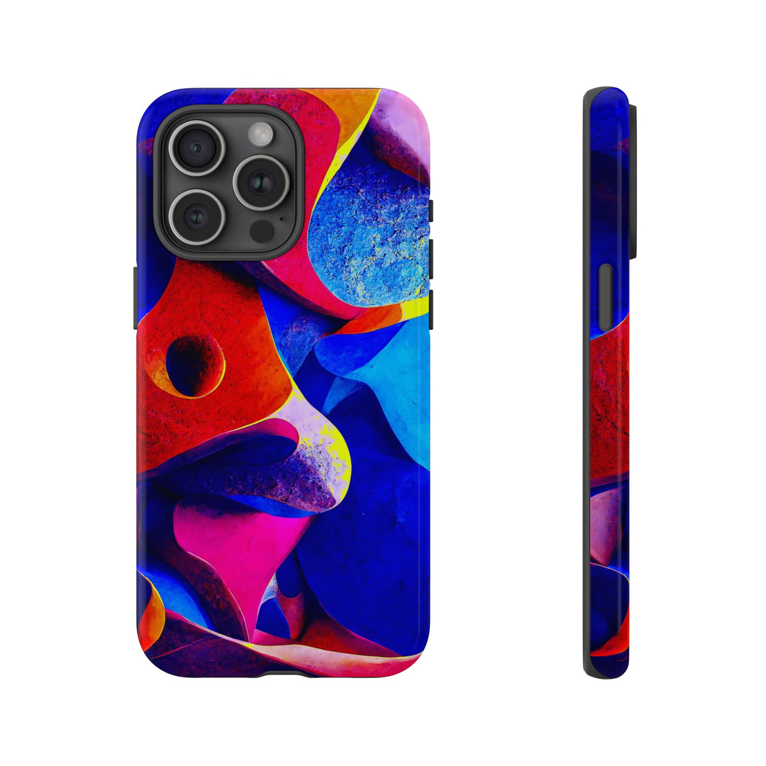Impact Resistant, Abstract Shapes, Cute Phone Cases for Samsung S24, S23, S22, S21, IPhone 15 pro Iphone 14 pro Iphone 13 IPhone 12 Iphone 11 - Studio40ParkLane