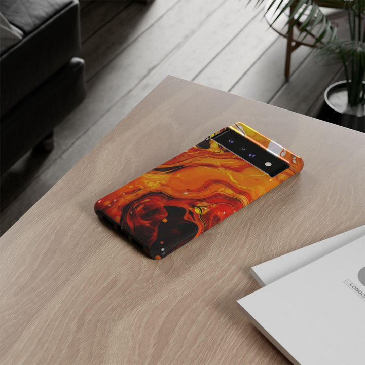 Impact Resistant, Fall Colors Marble, Cute Phone Cases for Samsung S24, S23, S22, S21, IPhone 15 pro Iphone 14 pro Iphone 13 IPhone 12 Iphone 11 - Studio40ParkLane