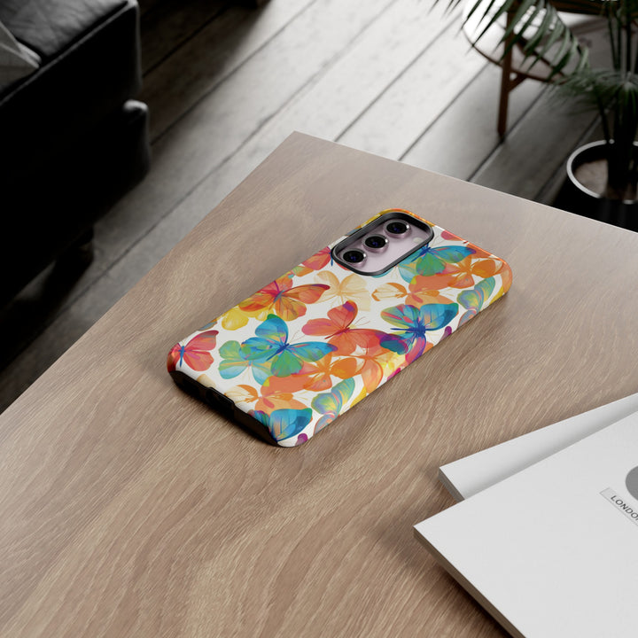 Cute Samsung Case | Cool Iphone Case | Summer Bright Butterflies, Samsung S24, S23, S22, S21, IPhone 15 Case | Iphone 14 Case, Iphone 13 Case - Studio40ParkLane