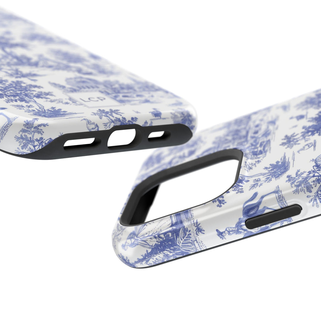 Custom Personalized French Toile Magsafe Phone Case for Iphone 18 - iPhone 17 Pro Max Air Plus 15 14 13 12 11, Samsung Galaxy Phone Cases - Studio40ParkLane