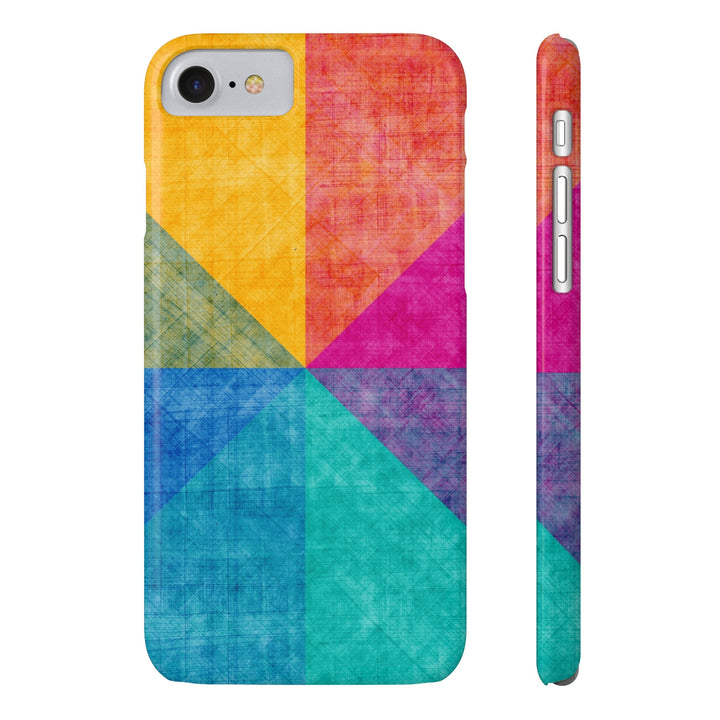 Slim Cute Phone Cases for Iphone | iPhone 15 Case | iPhone 15 Pro Max Case, Iphone 14, Iphone 14 Pro Max, Iphone 13, Abstract Colored Shapes - Studio40ParkLane