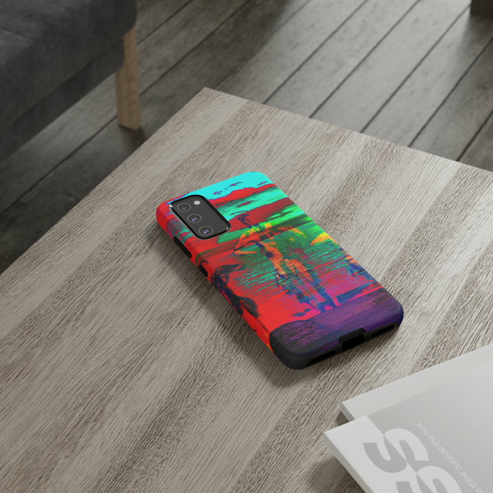 Cute Samsung Phone Case | Aesthetic Samsung Phone Case | Dance Sunset Colorful | Galaxy S23, S22, S21, S20 | Luxury Double Layer | Cool - Studio40ParkLane