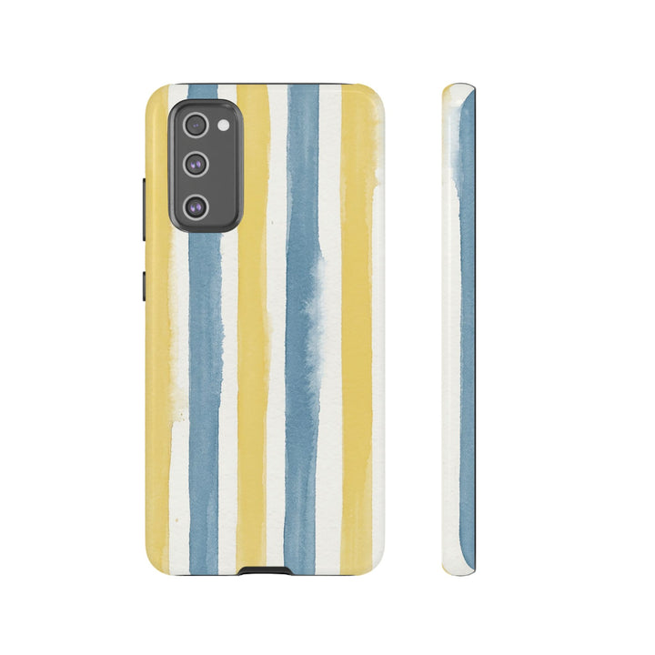 Tough Cute Yellow Stripes Phone Case, for IPhone 17 Pro Max | Iphone 17 Air, Iphone 16, IPhone 15, 14 13 12, Samsung Galaxy S26, S25, S24, S23 - Studio40ParkLane