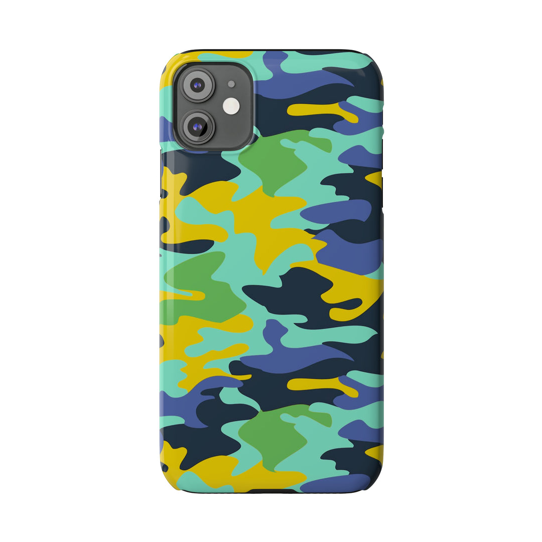 Slim Cute Phone Cases for Iphone - | iPhone 15 Case | iPhone 15 Pro Max Case, Iphone 14 Case, Iphone 14 Pro Max, Iphone 13, Late Spring Camouflage - Studio40ParkLane