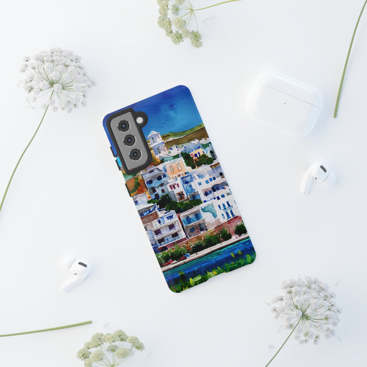 Impact Resistant, Greece House, Cute Phone Cases for Samsung S24, S23, S22, S21, IPhone 15 pro Iphone 14 pro Iphone 13 IPhone 12 Iphone 11 - Studio40ParkLane