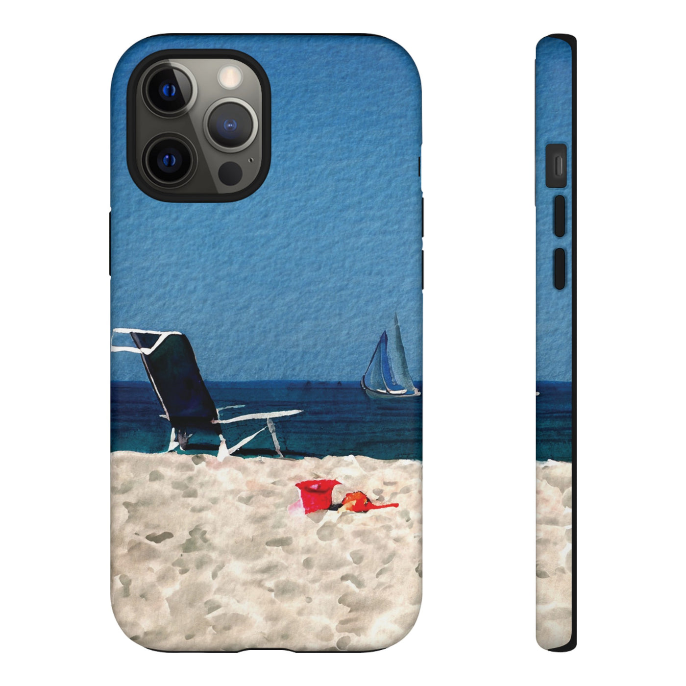 Cute Samsung Case | Cool Iphone Case | Summer Blue Beach Chair, Samsung S24, S23, S22, S21, IPhone 15 Case | Iphone 14 Case, Iphone 13 Case