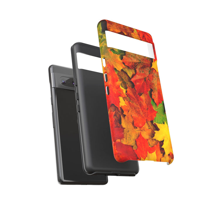 Fall Leaves Impact Resistant, Cute Phone Cases for Samsung S24, S23, S22, S21, IPhone 15 pro Iphone 14 pro Iphone 13 IPhone 12 Iphone 11 - Studio40ParkLane