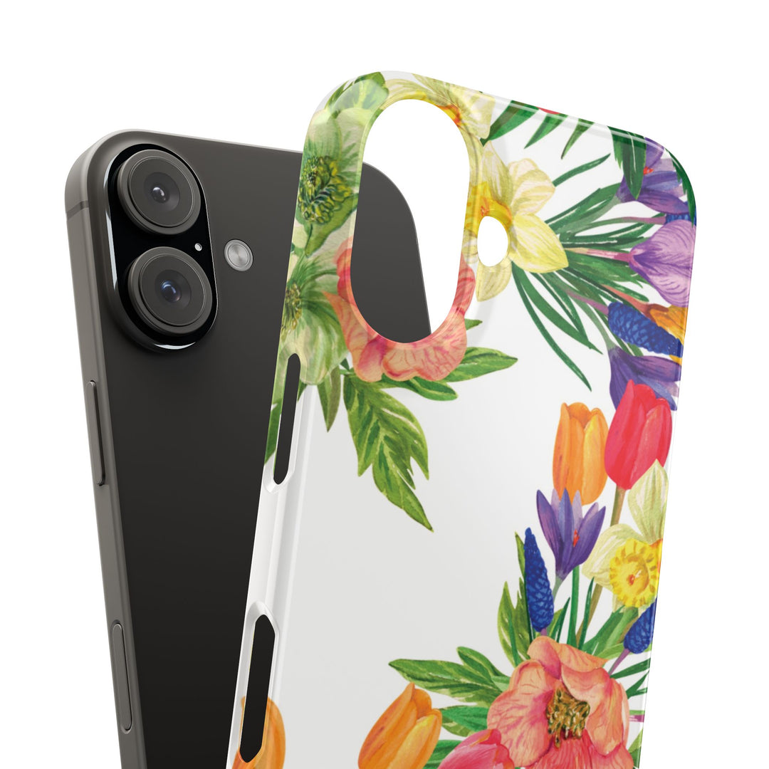 Slim Spring Flowers Gift for Her Cute Phone Cases for Iphone 16 Pro Max | iPhone 15 Case | iPhone 15 Pro Max Case, Iphone 14, 13, 12, 11, 10, 8, 7 - Studio40ParkLane