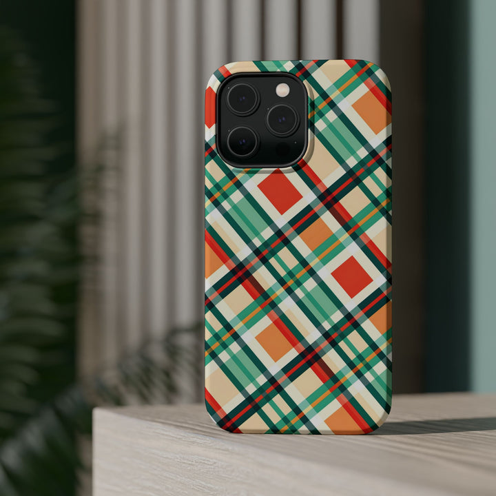 Checkered Plaid Magsafe Gift for Her Cute Phone Case for Iphone, | iPhone 16 | iPhone 15 Pro Max, Iphone 14 Pro Max, 13 12 11 10 9 8 7 - Studio40ParkLane