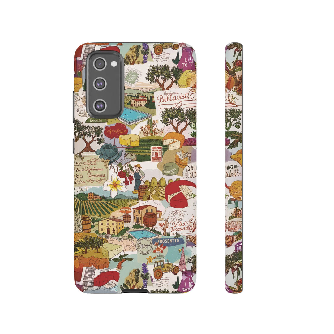 Italy Tuscany Coquette Collage Tough Premium Phone Case - For iPhone 17 Pro Max iPhone 16 Pro iPhone 15 Iphone 14 Plus 13 Pro 12 11 10 XR - Studio40ParkLane