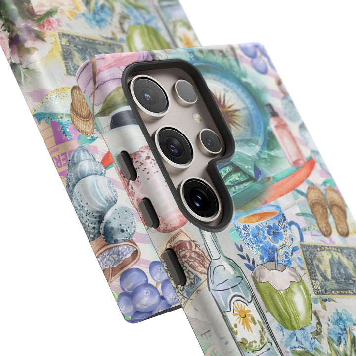 Impact Resistant, Travel Coquette Collage, Cute Phone Cases for Samsung S24, S23, S22, S21, IPhone 15 pro Iphone 14 pro Iphone 13 IPhone 12 Iphone 11 - Studio40ParkLane