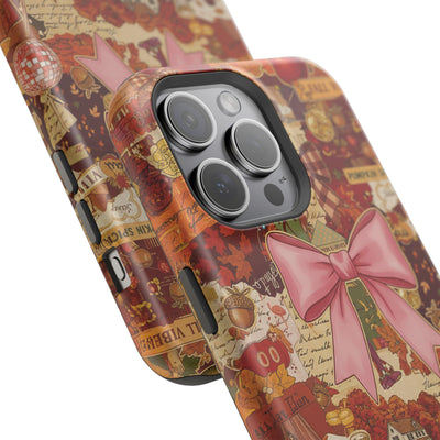 New England Fall Coquette Collage Tough Magsafe Cute Phone Cases for Iphone | iPhone 15 Pro Max Case, Iphone 14, Iphone 14 13 12 11 10 9 8 7 - Studio40ParkLane