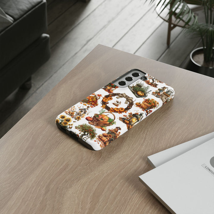 Impact Resistant, Fall Leaves Collage, Cute Phone Cases for Samsung S24, S23, S22, S21, IPhone 15 pro Iphone 14 pro Iphone 13 IPhone 12 Iphone 11 - Studio40ParkLane