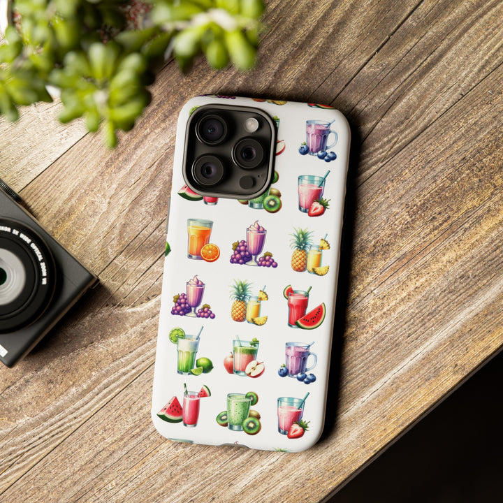 Cute Samsung Case | Cool Iphone Case | Tropical Summer Fruit Cocktail, Samsung S24, S23, S22, S21, IPhone 15 Case | Iphone 14 Case, Iphone 13 Case - Studio40ParkLane