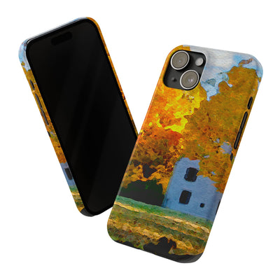 Slim Cute iPhone Cases - | iPhone 15 Case | iPhone 15 Pro Max Case, Iphone 14 Case, Iphone 14 Pro Max, Iphone 13, New England Fall Leaves