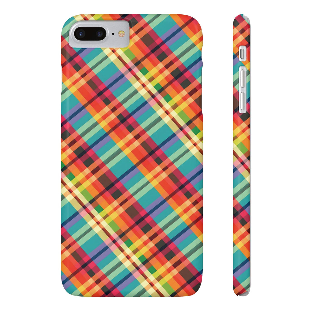Slim Checkered Plaid Gift for Her Cute Phone Cases for Iphone 16 Pro Max | iPhone 15 Case | iPhone 15 Pro Max Case, Iphone 14, 13, 12, 11, 10, 8, 7 - Studio40ParkLane