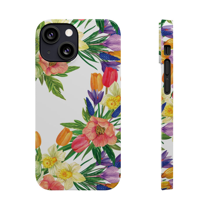 Slim Spring Flowers Gift for Her Cute Phone Cases for Iphone 16 Pro Max | iPhone 15 Case | iPhone 15 Pro Max Case, Iphone 14, 13, 12, 11, 10, 8, 7 - Studio40ParkLane
