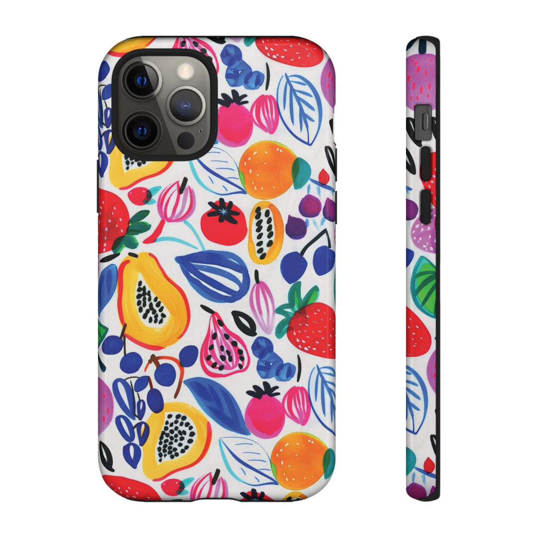 Premium Tough Summer Fruit Collage Gift for Her Cute Phone Cases for Samsung and Iphone, 16, 15, 14, S24, S23, S22, S21, S20, Plus, Ultra, Pro - Studio40ParkLane