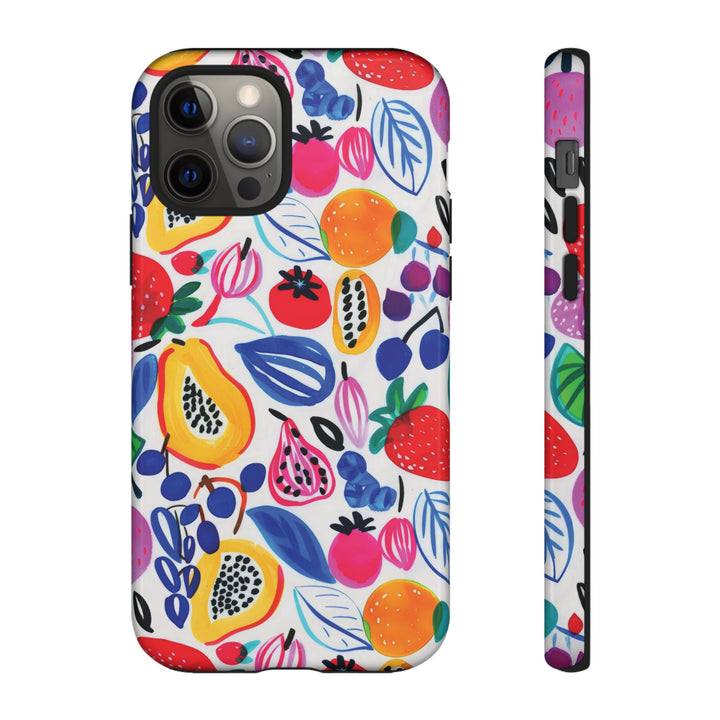 Premium Tough Summer Fruit Collage Gift for Her Cute Phone Cases for Samsung and Iphone, 16, 15, 14, S24, S23, S22, S21, S20, Plus, Ultra, Pro - Studio40ParkLane
