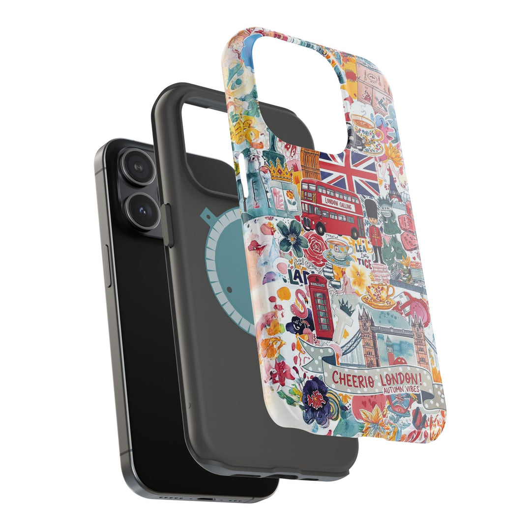 London England Coquette Collage Tough Magsafe Cute Phone Cases for Iphone | iPhone 17 Pro Max Case, Iphone 16, Iphone 15 14 13 12 11 10 9 - Studio40ParkLane