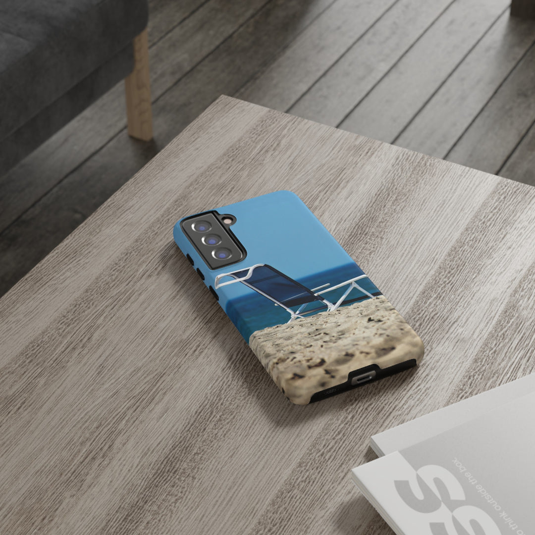 Cute Samsung Case | Cool Iphone Case | Summer Blue Beach Chair, Samsung S24, S23, S22, S21, IPhone 15 Case | Iphone 14 Case, Iphone 13 Case - Studio40ParkLane