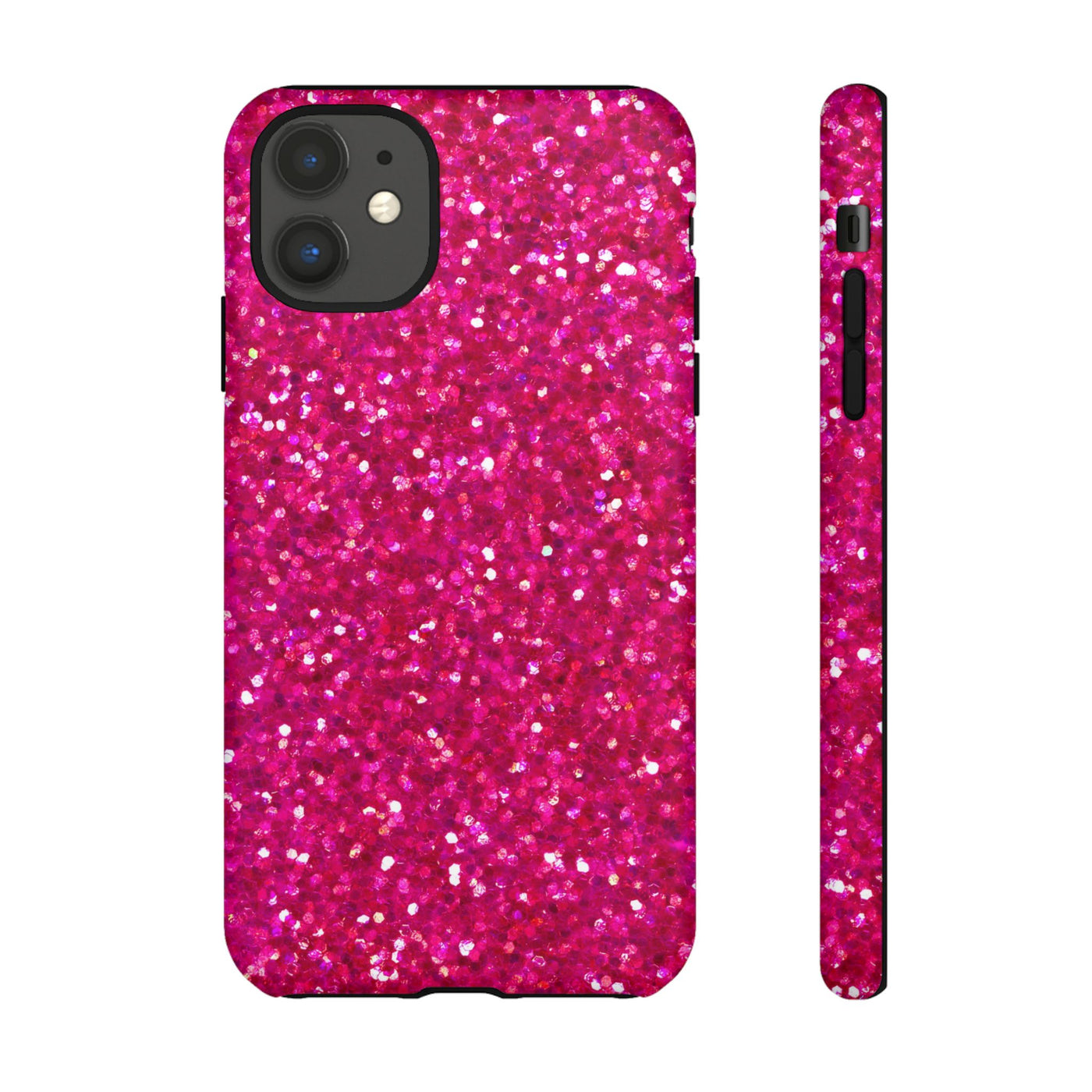 Pink Glitter Cute Phone Case, for IPhone 16 pro Max | Iphone 15, Iphone 14, IPhone 13 Case, 11 8 7, Samsung Galaxy S24, S23, S22, S21, 2 Layer Protection