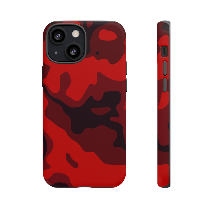 Cute IPhone Case | iPhone 15 Case | iPhone 15 Pro Max Case, Iphone 14 Case, Iphone 14 Pro Max Case IPhone Case for Art Lovers - Red Camo - Studio40ParkLane