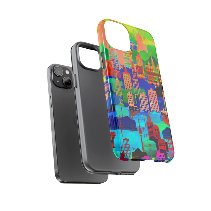 Cute Samsung Case | Cool Iphone Case | Summer City Skyline, Samsung S24, S23, S22, S21, IPhone 15 Case | Iphone 14 Case, Iphone 13 Case - Studio40ParkLane