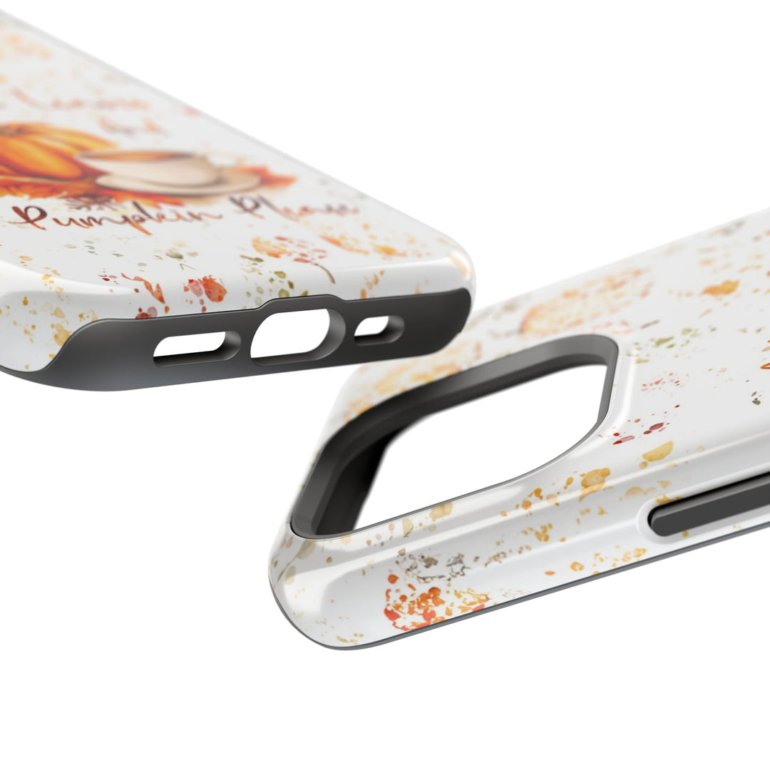 Fall Leaves Pumpkins Tough Magsafe Cute Phone Cases for Iphone | iPhone 15 Case | iPhone 15 Pro Max Case, Iphone 14, Iphone 14 13 12 11 10 9 8 7 - Studio40ParkLane