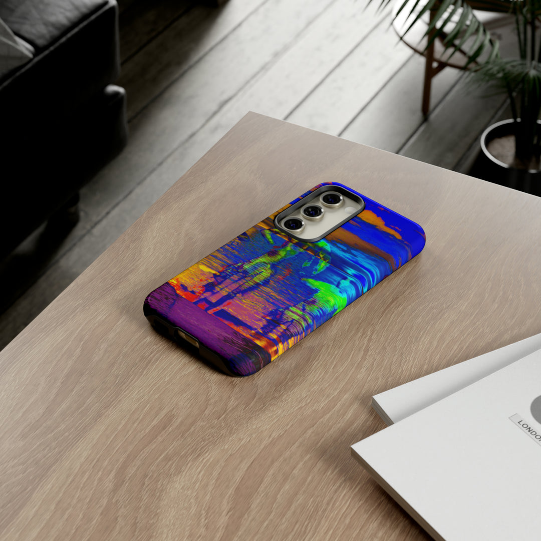 Cute Samsung Phone Case | Aesthetic Samsung Phone Case | Dance Sunset Colorful | Galaxy S23, S22, S21, S20 | Luxury Double Layer | Cool - Studio40ParkLane