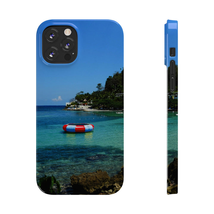Slim Cute Phone Cases for Iphone - | iPhone 15 Case | iPhone 15 Pro Max Case, Iphone 14 Case, Iphone 14 Pro Max, Iphone 13, Summer Jamaica Beach - Studio40ParkLane
