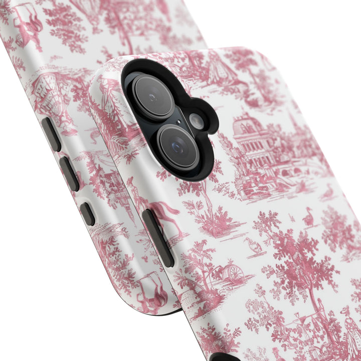 Magsafe French Toile Personalized Initial Custom Gift Cute Phone Cases for Iphone 16 Pro Max | iPhone 15, Pro Max Case, Iphone 14, 13, 12, 11, 10 - Studio40ParkLane