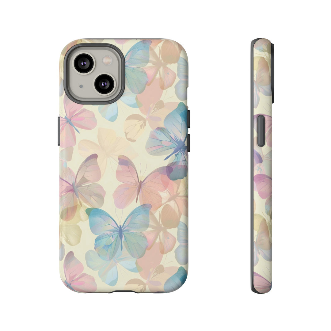 Cute Samsung Case | Cool Iphone Case | Summer Pastel Butterflies, Samsung S24, S23, S22, S21, IPhone 15 Case | Iphone 14 Case, Iphone 13 Case - Studio40ParkLane