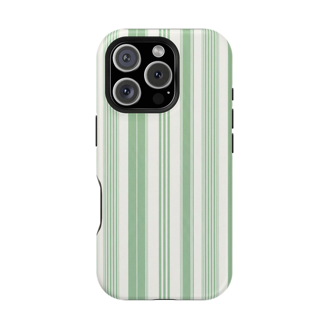 MagSafe Cute Phone Case, Coastal Striped Phone Case for iPhone 17 16 15 14 13 12 Pro Max, Samsung S25 S24 S23 Ultra case - Studio40ParkLane