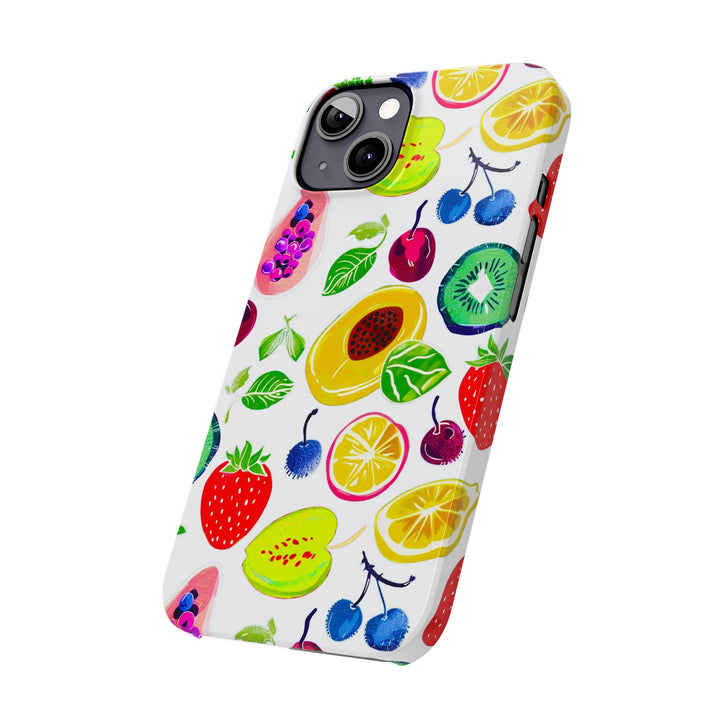 Slim Cute Phone Cases for Iphone | iPhone 15 Case | iPhone 15 Pro Max Case, Iphone 14, Iphone 14 Pro Max, Iphone 13, Summer Fruit Mix - Studio40ParkLane
