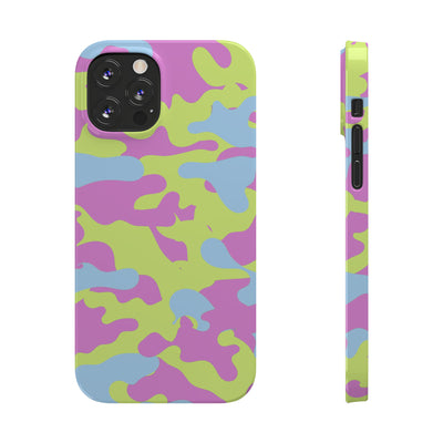 Slim Cute Phone Cases for Iphone - | iPhone 15 Case | iPhone 15 Pro Max Case, Iphone 14 Case, Iphone 14 Pro Max, Iphone 13, Spring Camouflage