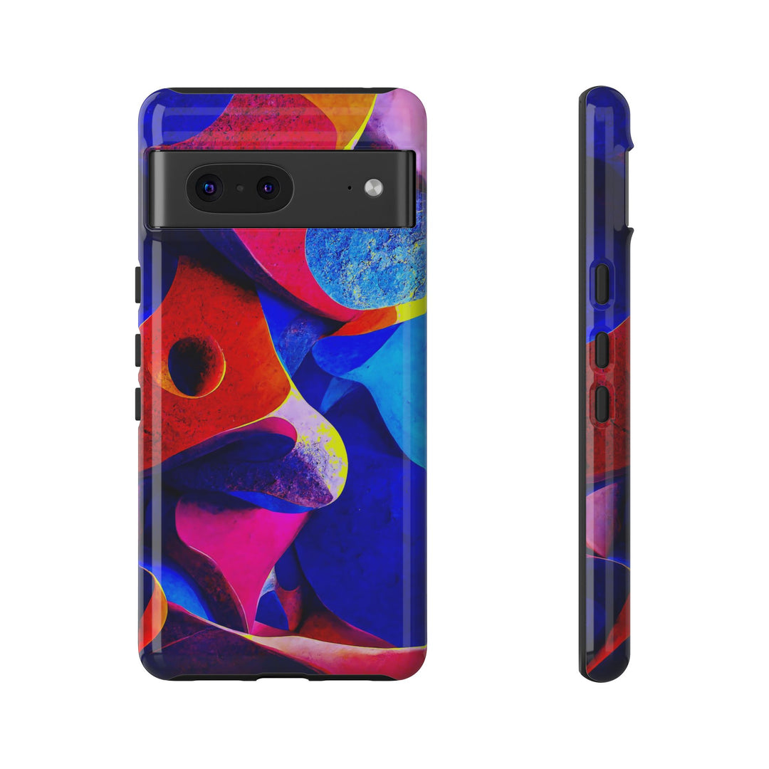 Impact Resistant, Abstract Shapes, Cute Phone Cases for Samsung S24, S23, S22, S21, IPhone 15 pro Iphone 14 pro Iphone 13 IPhone 12 Iphone 11 - Studio40ParkLane