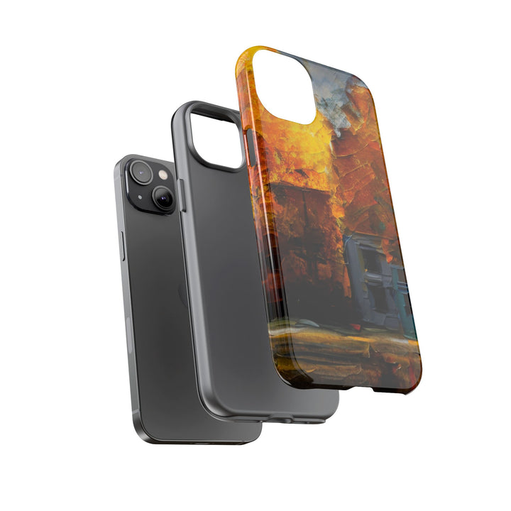 Impact Resistant, Fall Leaves Oil Painting, Cute Phone Cases for Samsung S24, S23, S22, S21, IPhone 15 pro Iphone 14 pro Iphone 13 IPhone 12 Iphone 11 - Studio40ParkLane