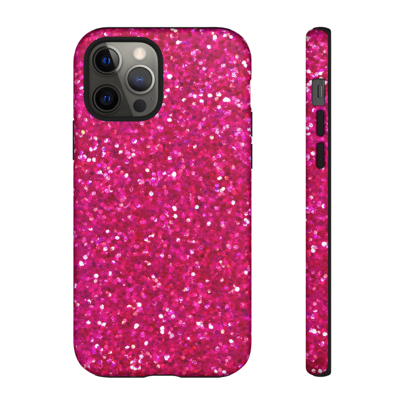 Pink Glitter Cute Phone Case, for IPhone 16 pro Max | Iphone 15, Iphone 14, IPhone 13 Case, 11 8 7, Samsung Galaxy S24, S23, S22, S21, 2 Layer Protection