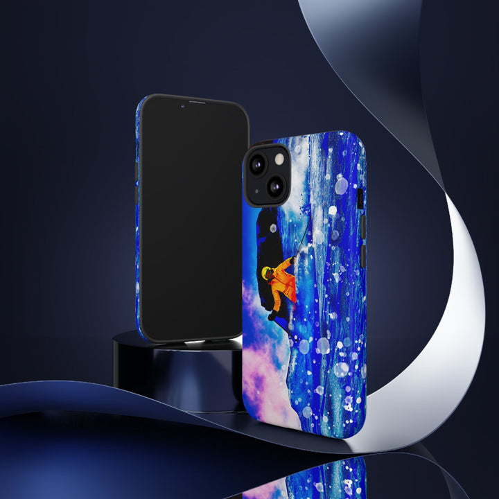 Cute IPhone Case | iPhone 15 Case | iPhone 15 Pro Max Case, Iphone 14 Case, Iphone 14 Pro Max Case IPhone Case for Art Lovers, Skier Mountain - Studio40ParkLane